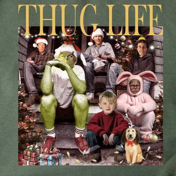 Thug Life Christmas Shirt Christmas Sweatshirt Christmas Movie Shirt 141 - Picture 2 of 5